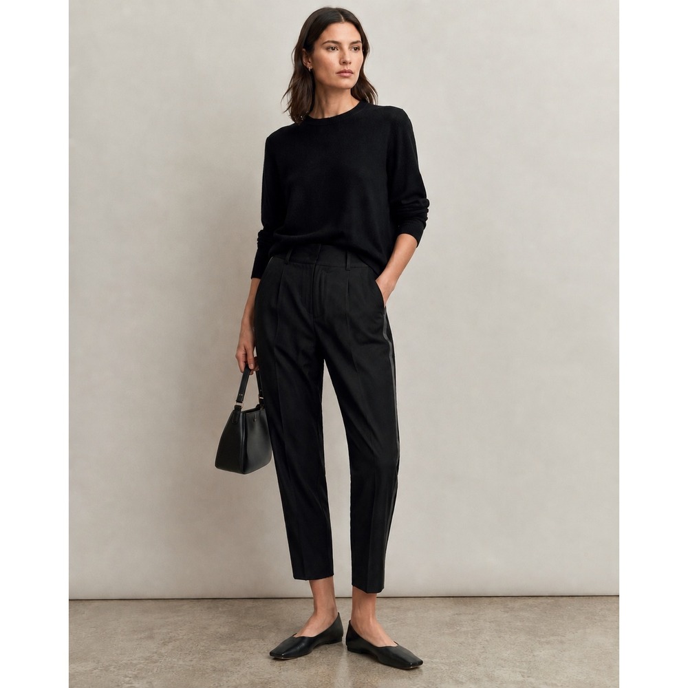 ME+EM Black Tailored Trousers